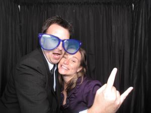 Chris & Erin in Photo Booth